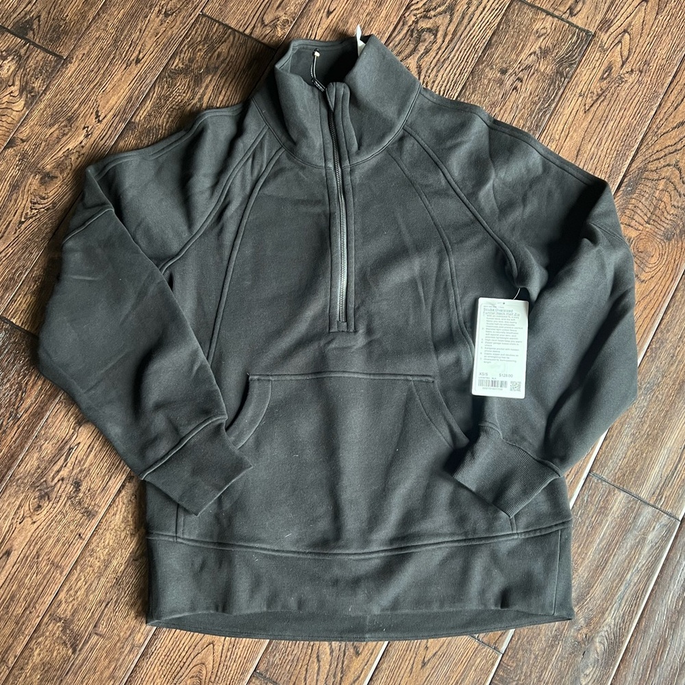 NWT🔥Lululemon oversized scuba half zip
